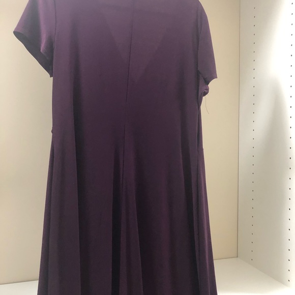 Purple a-line dress size 16 - Picture 2 of 3